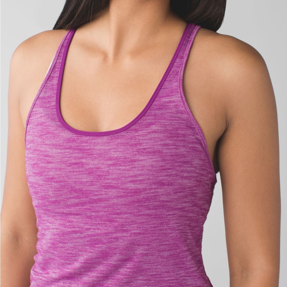 Lululemon Athletica Magenta Tank Top